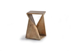 GINER Y COLOMER Tabouret en bois de manguier